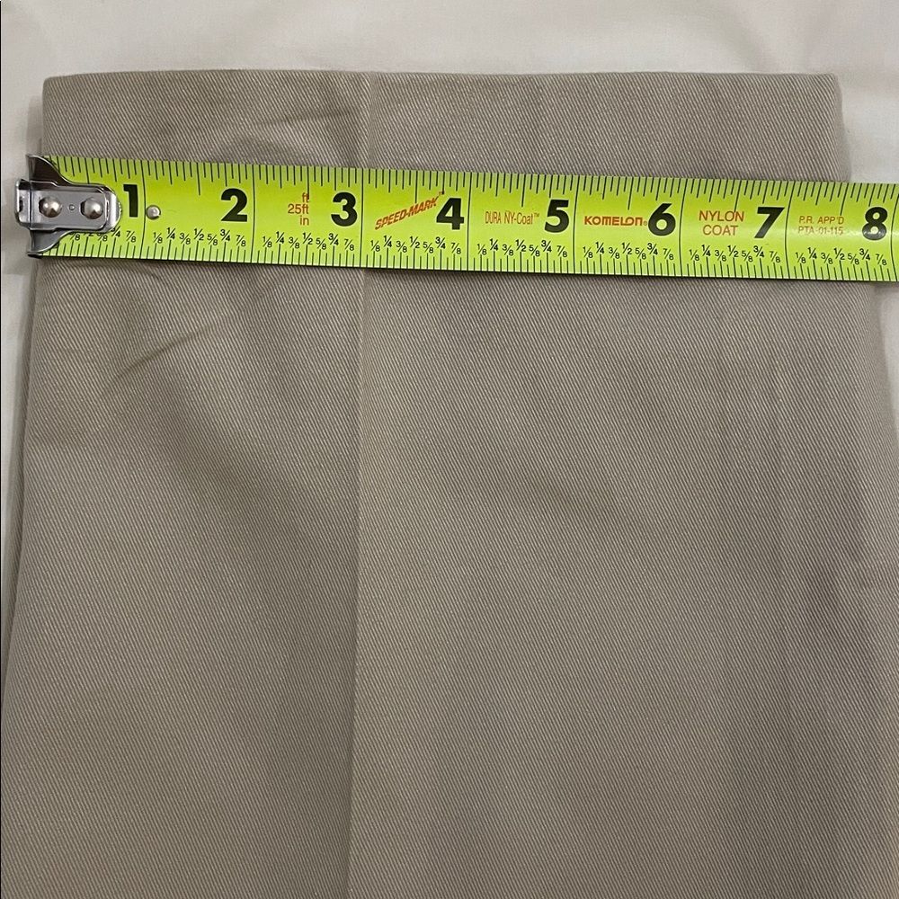 Nautica Khaki Cotton Twill Pleated Pants Mens Size 36x30 Work Preppy - Picture 9 of 13
